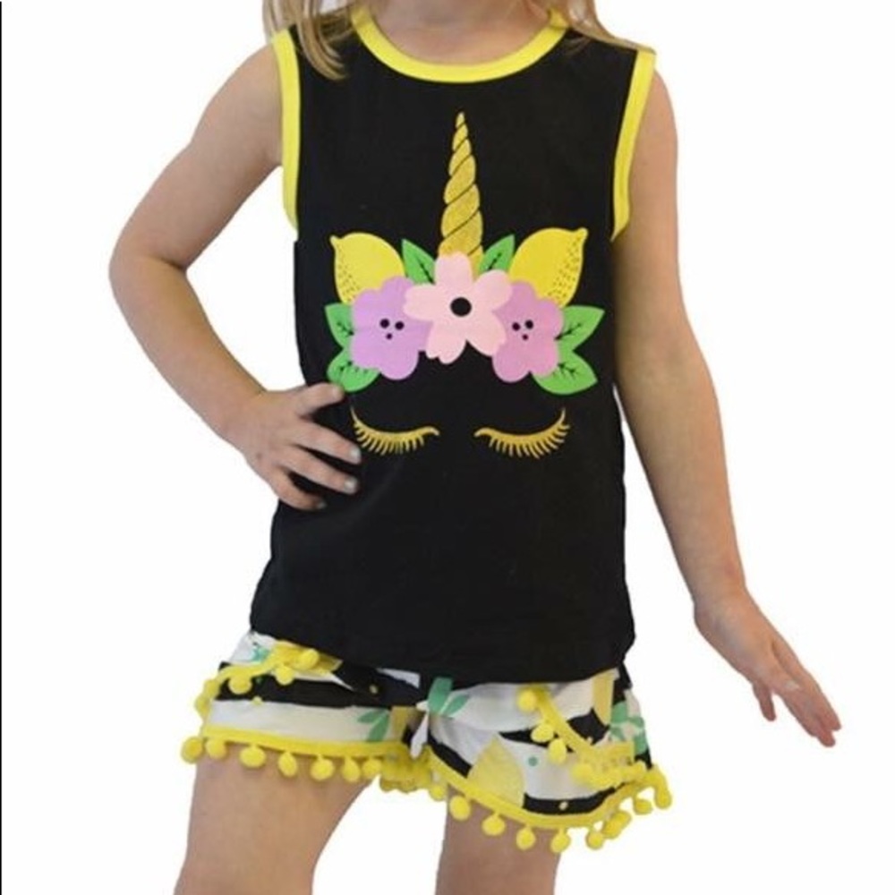 2-3t unicorn outfit new